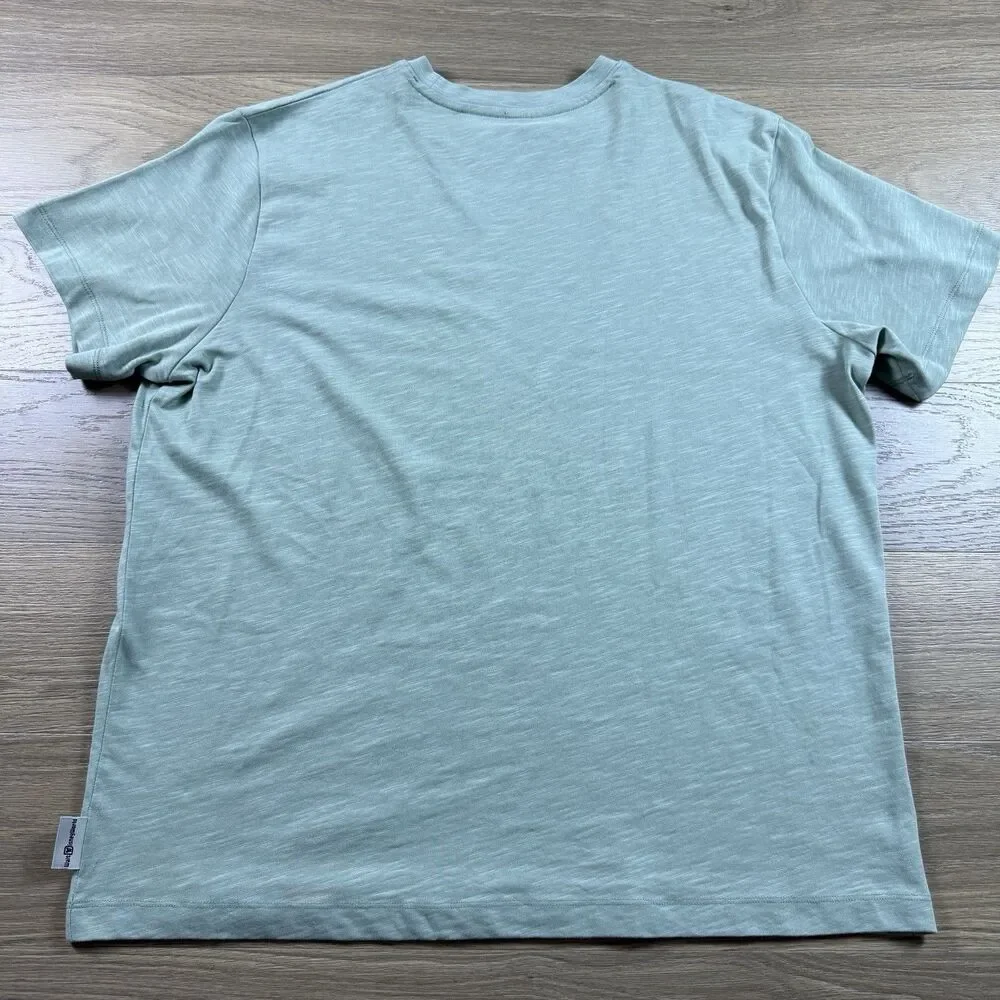 Disney Original Mickey Shirt Men XL Walt Disney World 1971 Logo Crew Green